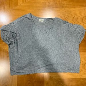 Gray Crop top